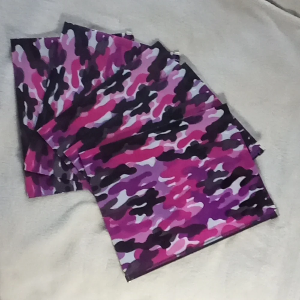 STAPLES CAMO POLY SLIDE ENVELOPES! NEW!! BUNDLE OF 10